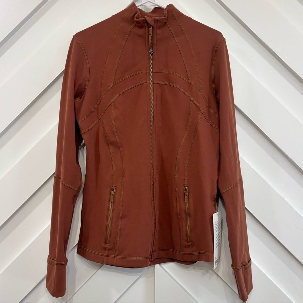 NWT Lululemon Define Jacket *Luon In Roasted Brown Size 10